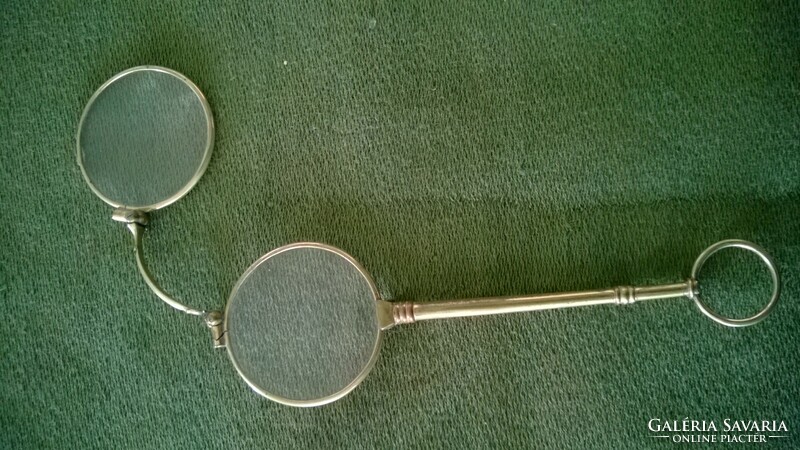 Lornyon réz szerelékkel -antik összecsukható szemüveg
