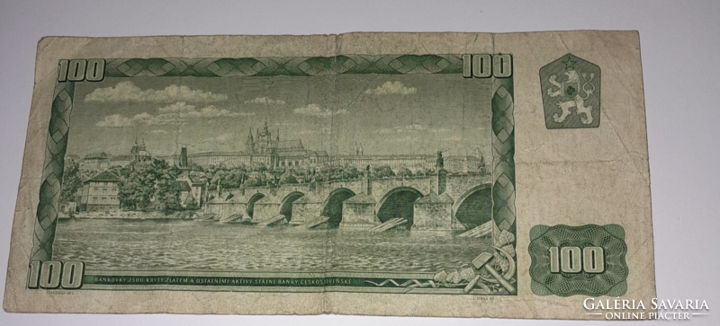 Czechoslovakia 100 crowns (banknote-1961)