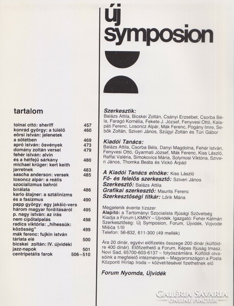 New symposion (forbidden number)