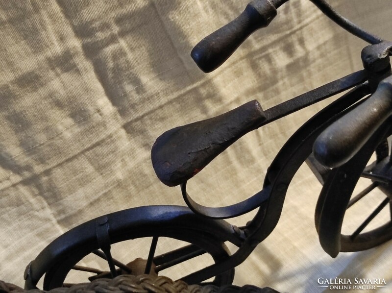 Old, Italian, vintage bike game. 1880-1920. 38X26x24 cm.