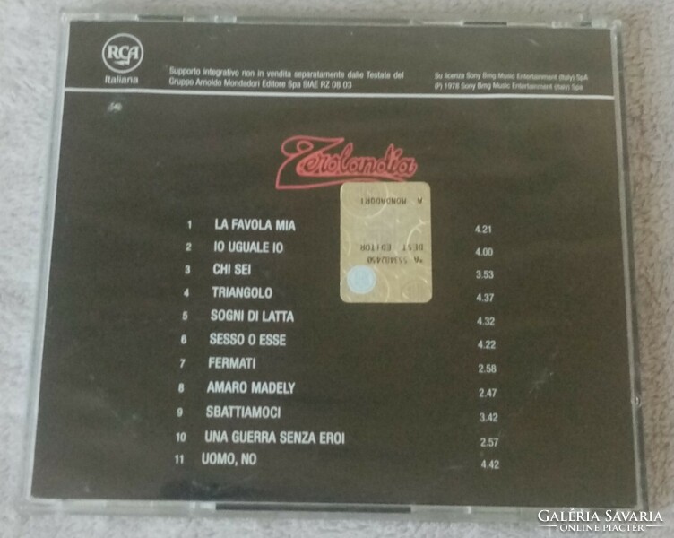 Renato Zero - Zerolandia - CD-album eladó