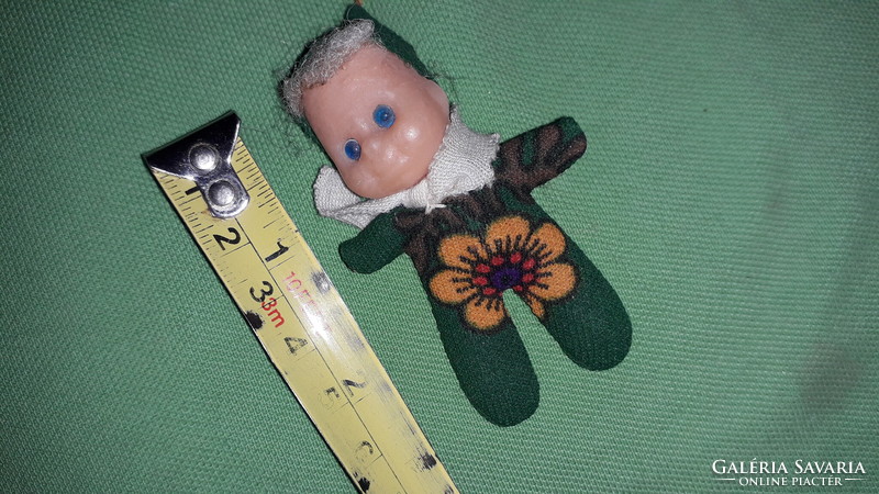 Almost antique Christmas hanging elf figure, doll, even a pine tree decoration according to the pictures