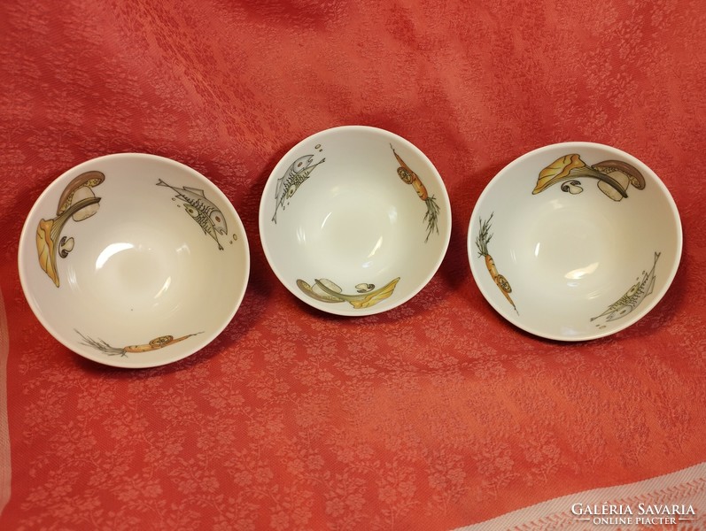 Krautheim porcelain rimless cups and bowls