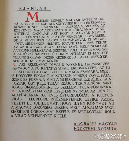 Könyv Magyarország művészeti emlékei 1927