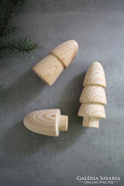 3-piece pine tree Christmas winter decoration - perfect