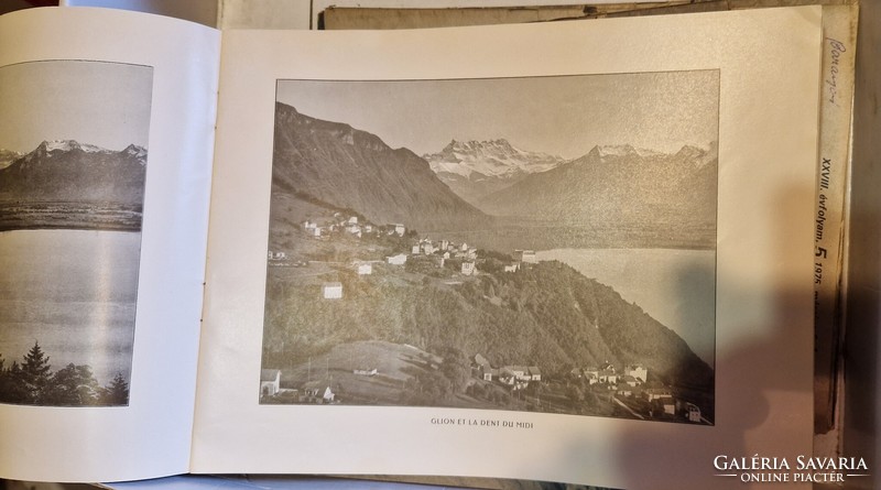 Lac Léman svájci képes füzet 1930-as évek