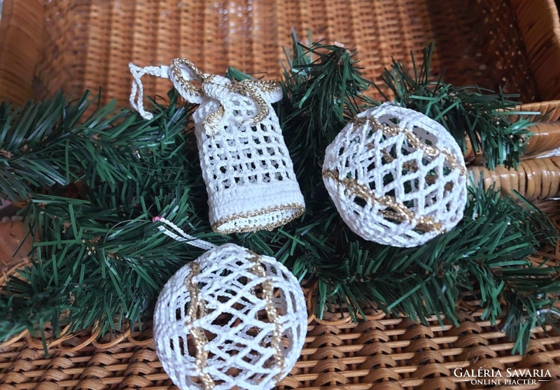 Crochet Christmas tree decorations
