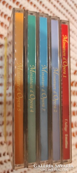 5 CD-s opera zenei csomag