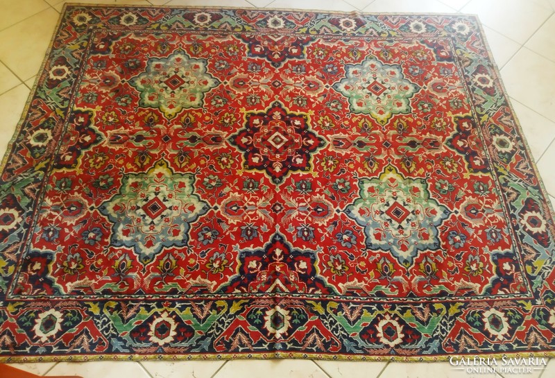 Persian patterned antique moquette tapestry