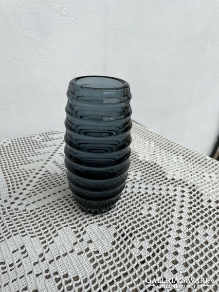 Carola by fritz keuchel for veb glaswerk schwepnitz german beautiful glass vase midcentury modern