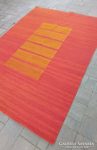 Modern kelim carpet is negotiable
