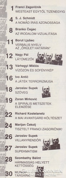 ÚJ SYMPOSION 1987/ 7-8. (nomád költészet szám)