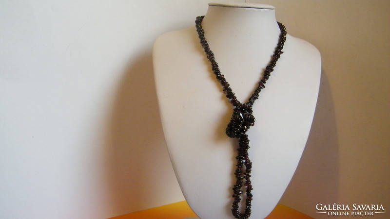 Old garnet necklace 85cm long!
