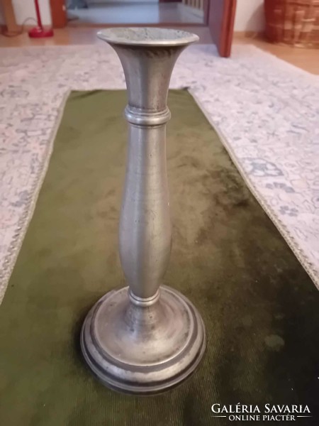 Alpakka candle holder, in good condition for its age