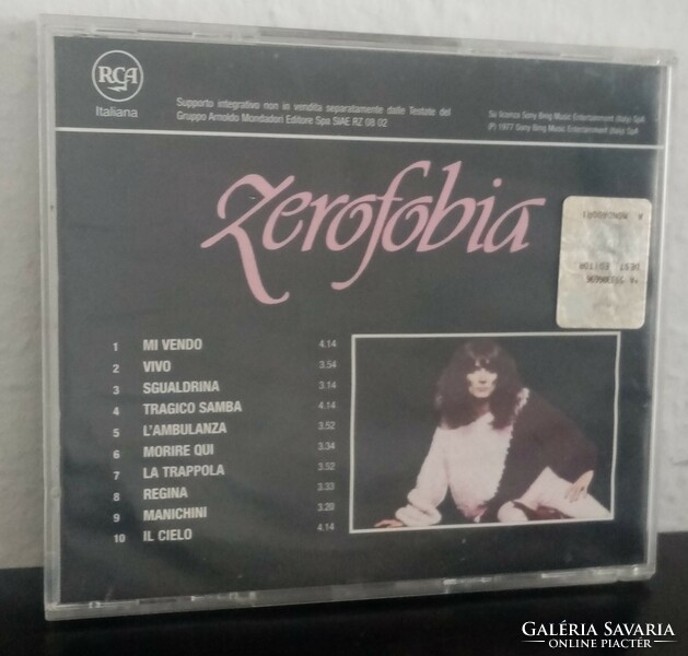 Renato Zero - Zerofobia - CD - album eladó