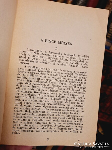 1921 -SALY E.KT.V. -első magyar kiadás: ANDREJEV LEONID: A PINCE MÉLYÉN- elbeszélések  NAGY IRÓK N.I