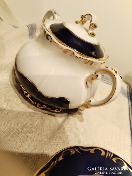 Zsolnay, - pompadour iii. - Coffee set. / 2000 / Occupied