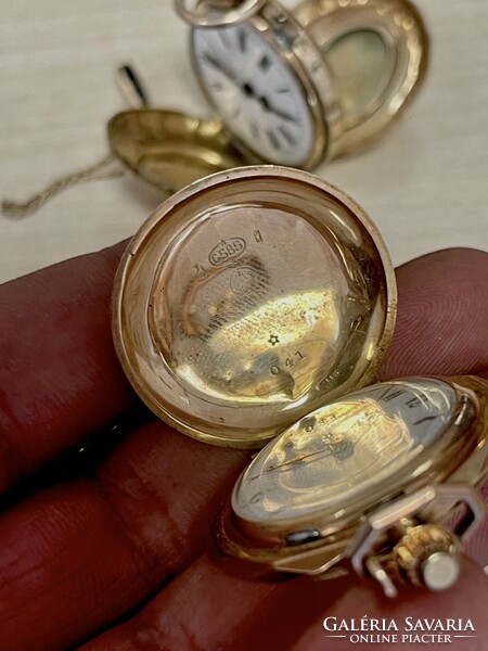 14K gold gross 110.2G pocket watches, wristwatches!