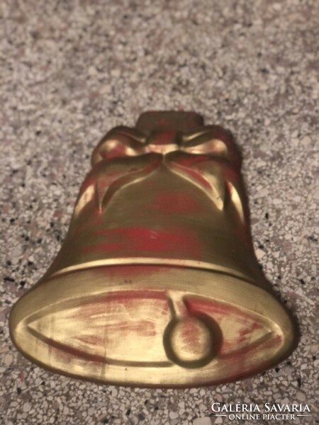 Painted plaster bell