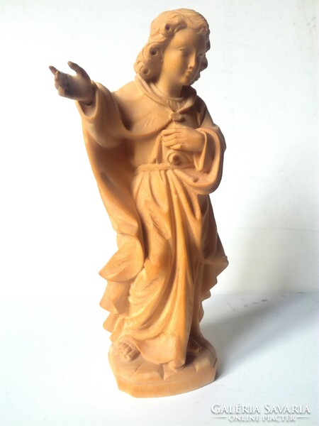 Original hand-carved wooden statue of St. Rudolph