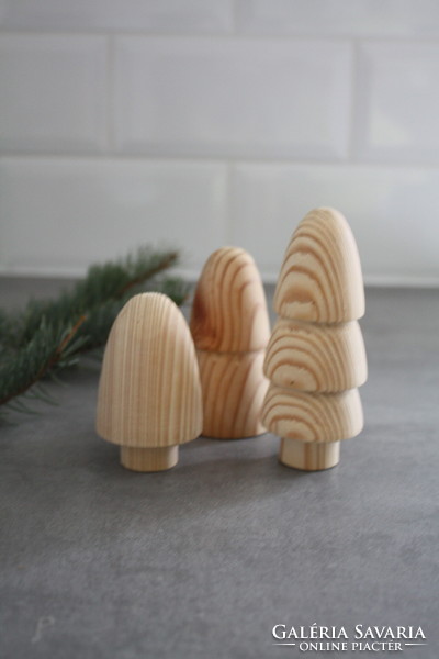 3-piece pine tree Christmas winter decoration - perfect