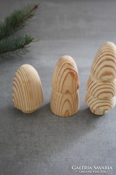 3-piece pine tree Christmas winter decoration - perfect