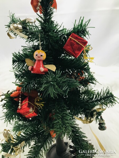 Retro artificial pine, Christmas decoration mini pine tree, Christmas tree