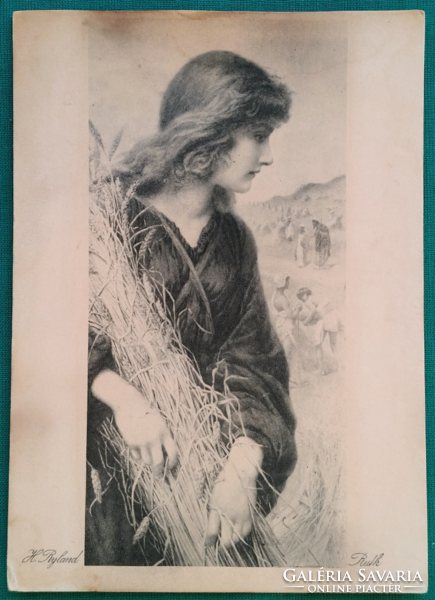 Antik művész képeslap "H. Ryland Ruth " ,postatiszta