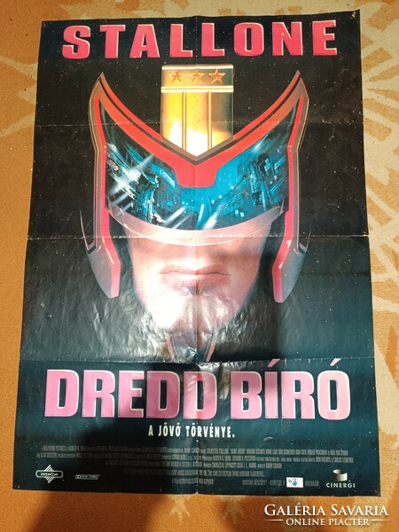 Old movie poster (judge dredd)