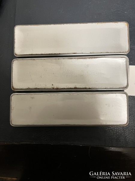 3 faber castell metal boxes 70s !!!