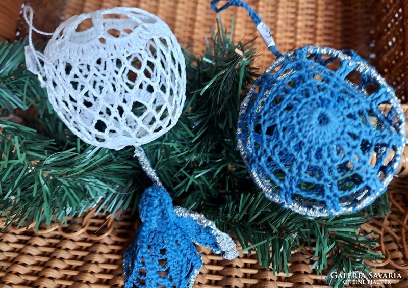 Crochet Christmas tree decorations