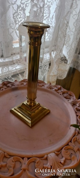 Copper candle holder 23 cm high