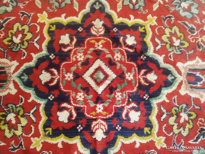 Persian patterned antique moquette tapestry
