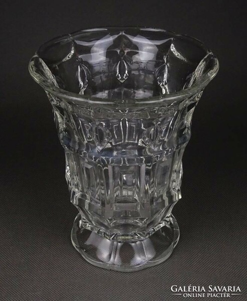 1H569 S.Reich & Co glass art deco üveg váza ~1930