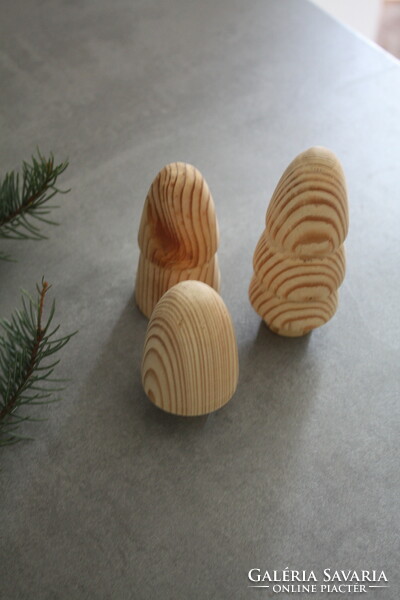 3-piece pine tree Christmas winter decoration - perfect