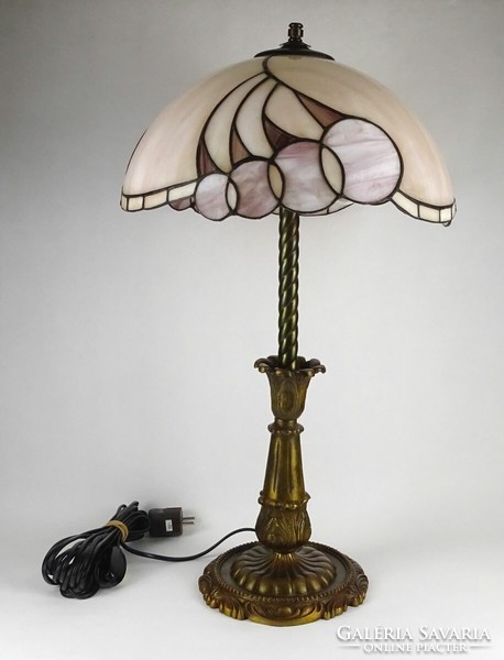 1P425 tiffany bronze table lamp 65 cm