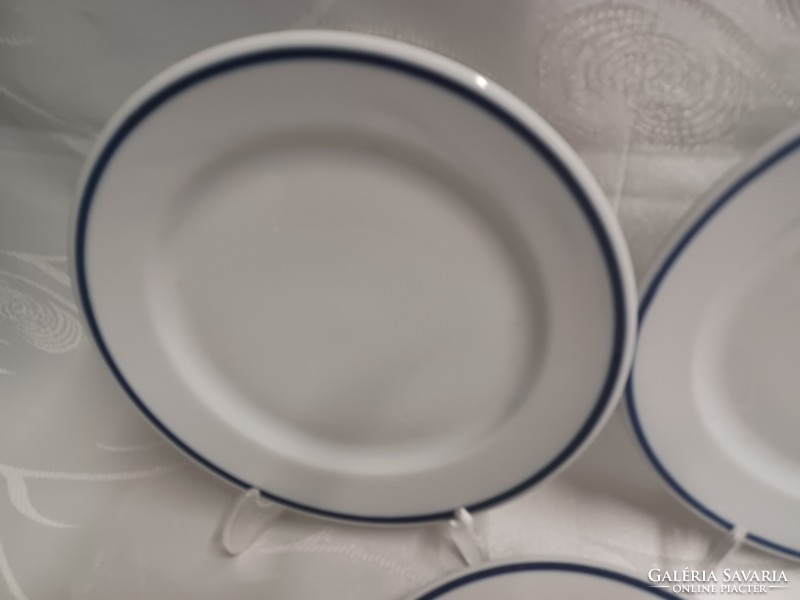 Alföldi kék csíkos kis tányér