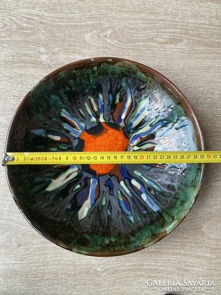 Iparművészeti kerámia tányér