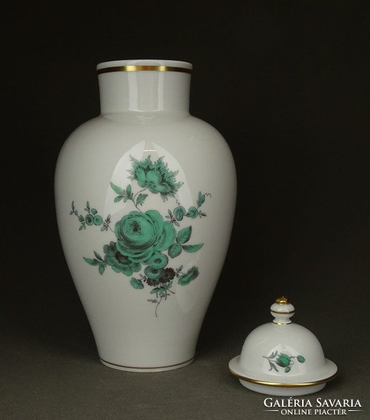 1E332 Antik fedeles Meisseni porcelán urna urnaváza 25 cm