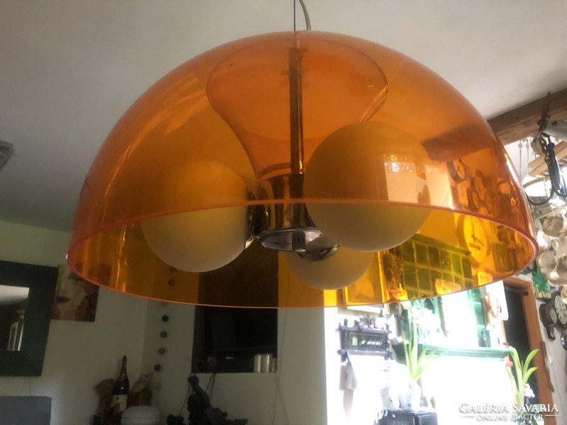 Retro design ceiling lamp plexiglass, ceiling lamp with glass covers