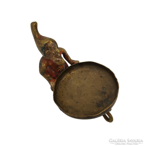 Vienna bronze dwarf with bowl-m00870