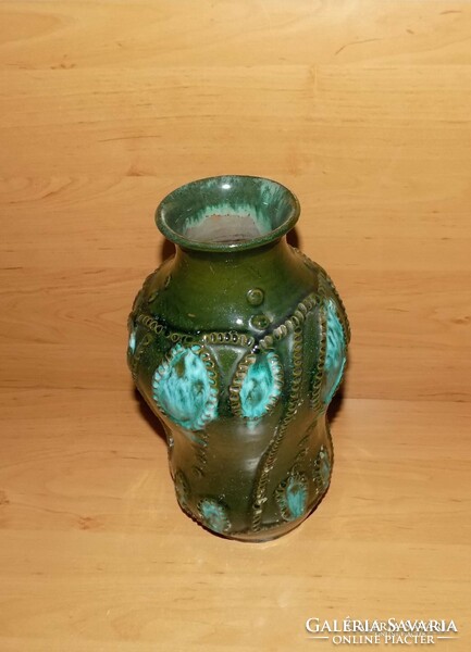 Rare craftsman ceramic vase 27 cm (10 / d)