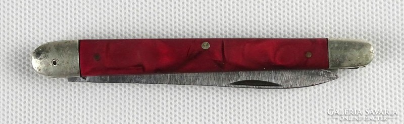 1P958 Régi jelzett szalonnázó bicska - villa és kés