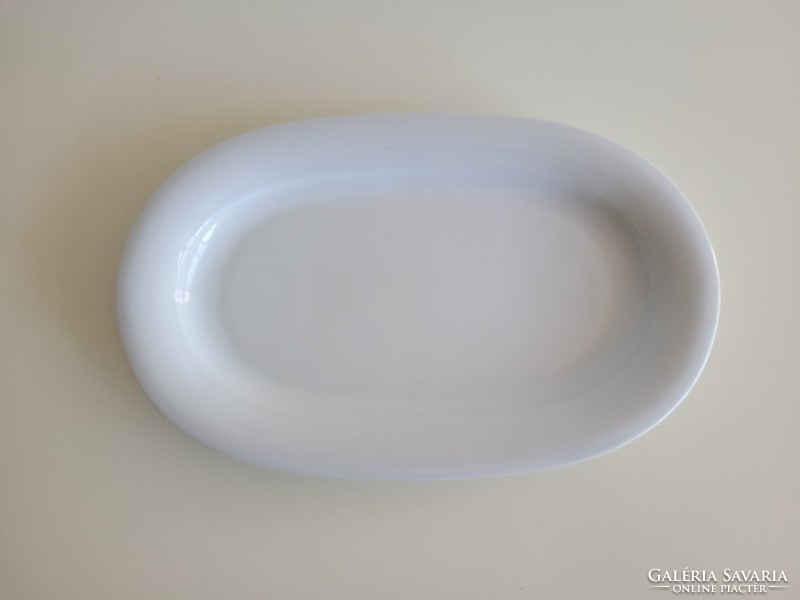 Old Great Plains porcelain white oval dish for roasting