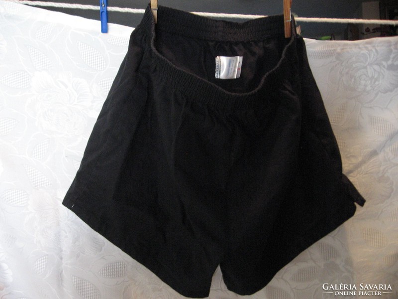 Retro black teenage senior school gym shorts