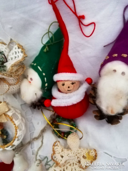 An exciting selection of handmade Christmas tree decorations