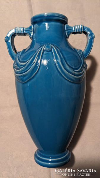 Zsolnay  Zeusz fejes amfora váza