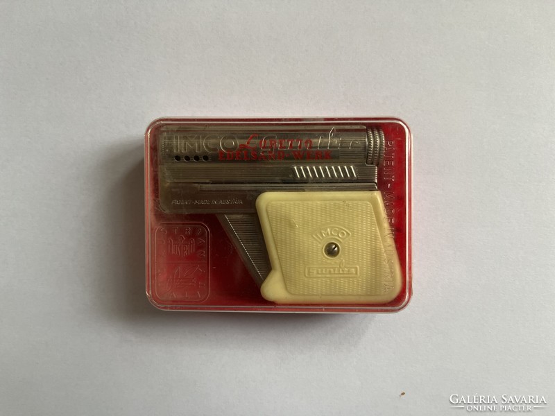 Rare, retro, old imco pistol lighter 1960'