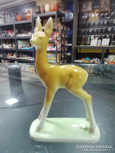 Deer house porcelain deer