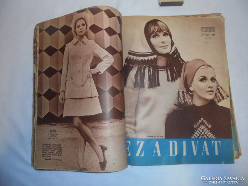 Old Nimble Fingers and This Fashion Newspapers 1967/68/69 - stitched together